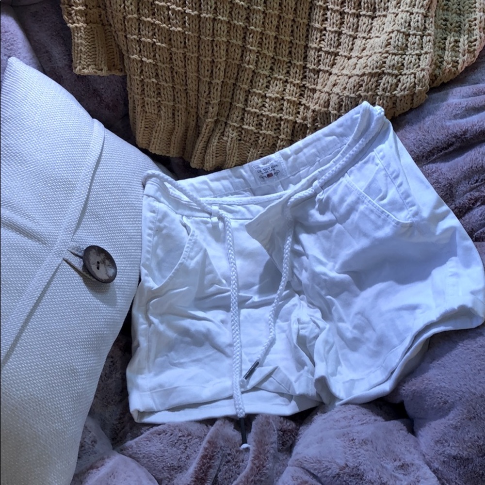 white shorts